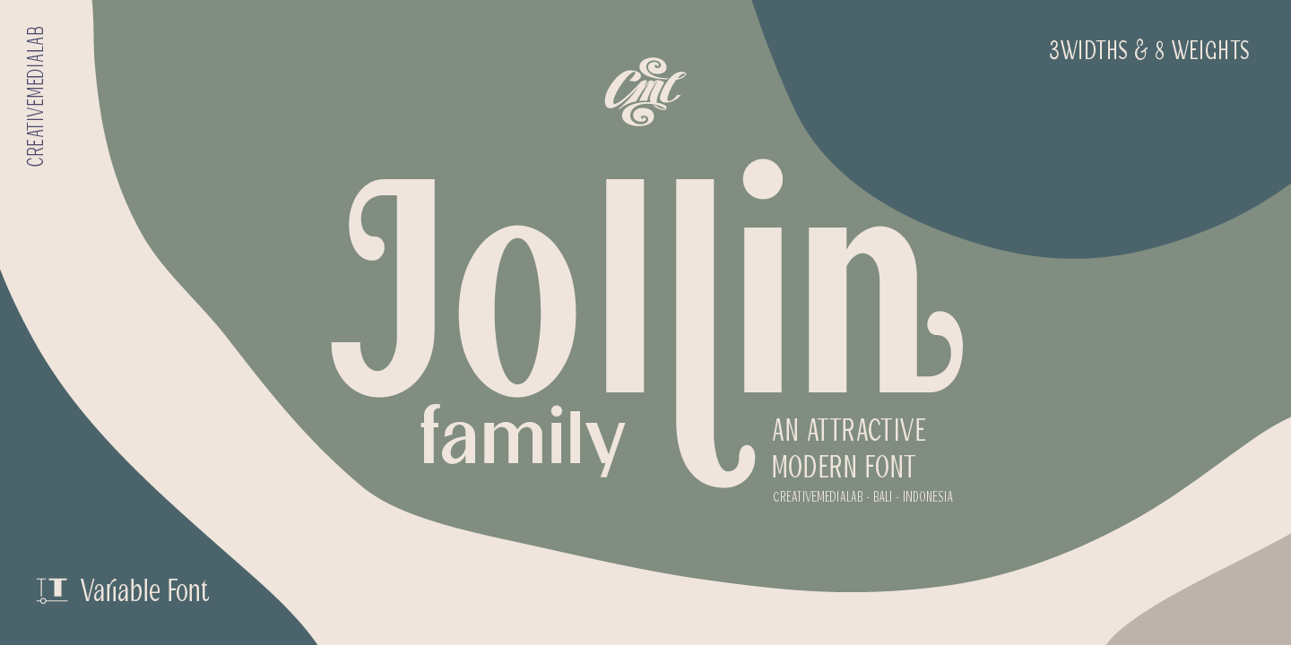 Example font Jollin Family #1